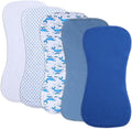 Baby Burp Cloths, Soft Absorbent Towel, 5 Pack by Gelisite