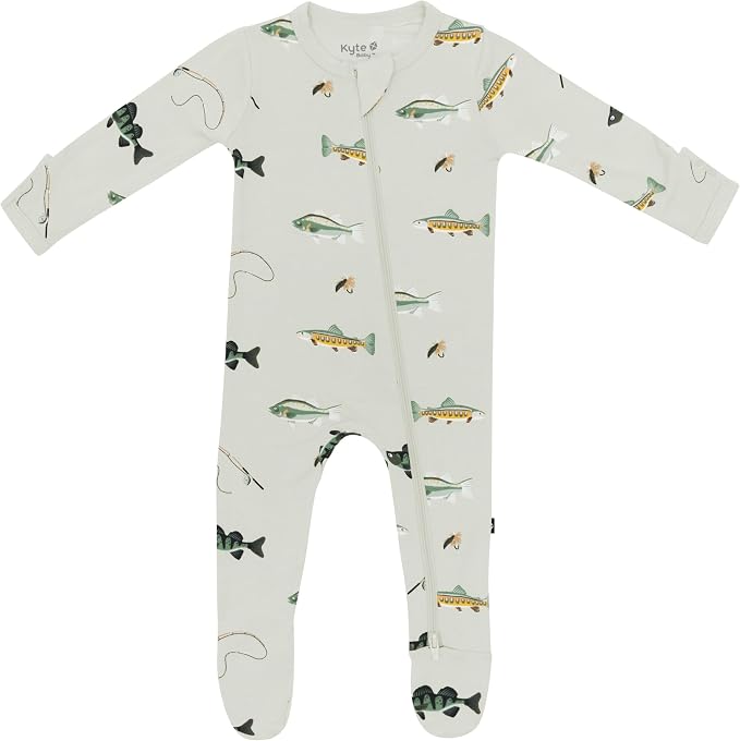 KYTE BABY Infant and Toddler Dual Zipper Footie, Ultra-Soft Rayon Made From by KYTEBABY