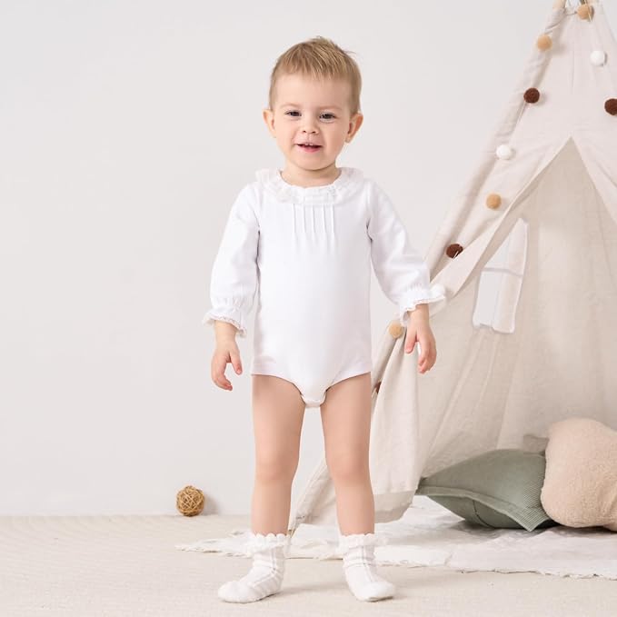 pureborn Baby Girls Boys Bodysuit One-Piece Romper 0-24 Months - Image 3