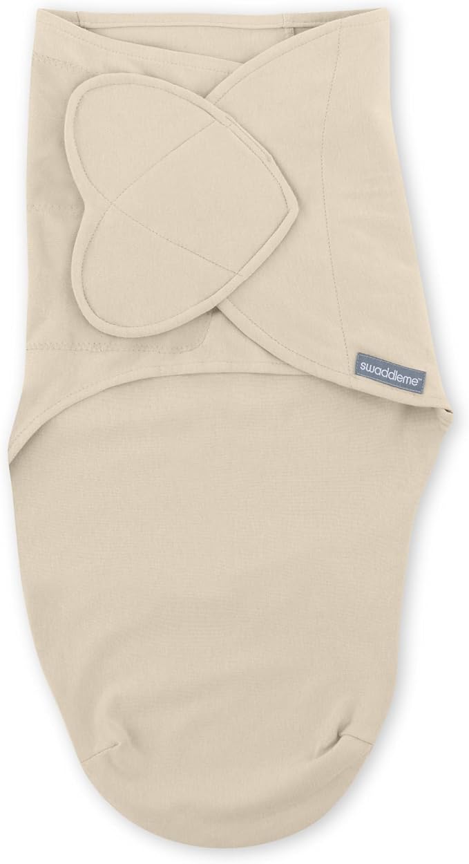 SwaddleMe by Ingenuity Monogram Collection Baby Swaddle, 100% Cotton, Improves - Image 15