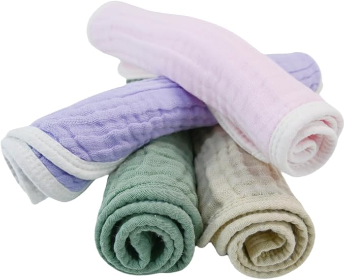 Burp Cloths Large, Muslin Burp Cloths - Image 2