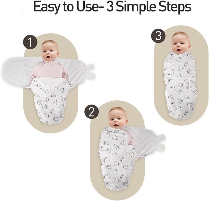 GLLQUEN BABY Swaddles for Newborns 0-3 Months, Adjustable & Easy Fastener | - Image 6