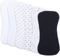 6 Pack Cotton Baby Burp Cloths Extra Absorbent Soft by Gelisite