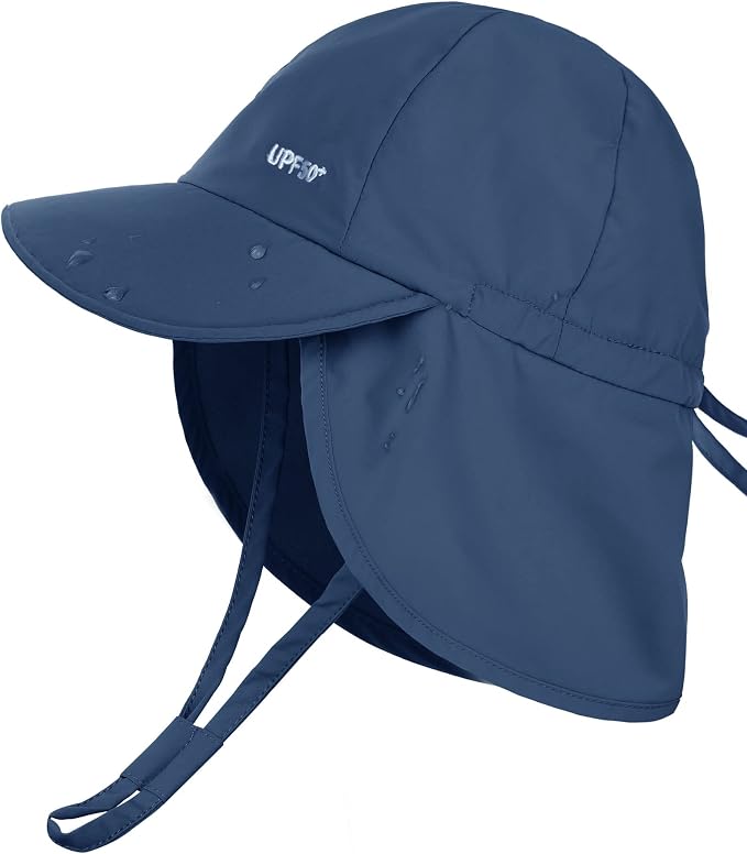 FURTALK Baby Sun Hat with Neck Flap UPF 50+ Toddler Quick Dry Swim Hat | UV by FURTALK