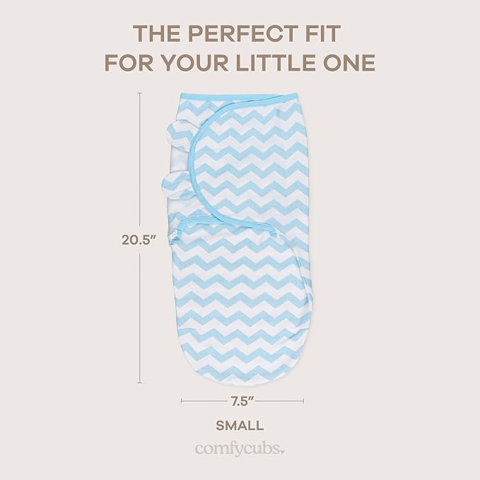 Comfy Cubs Easy Swaddle Blanket, 3 Pk Small - Image 5