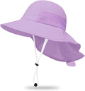 Toddler Baby Sun Hat Kids Summer Beach Essentials Adjustable Beach Hats by HONGTEYA