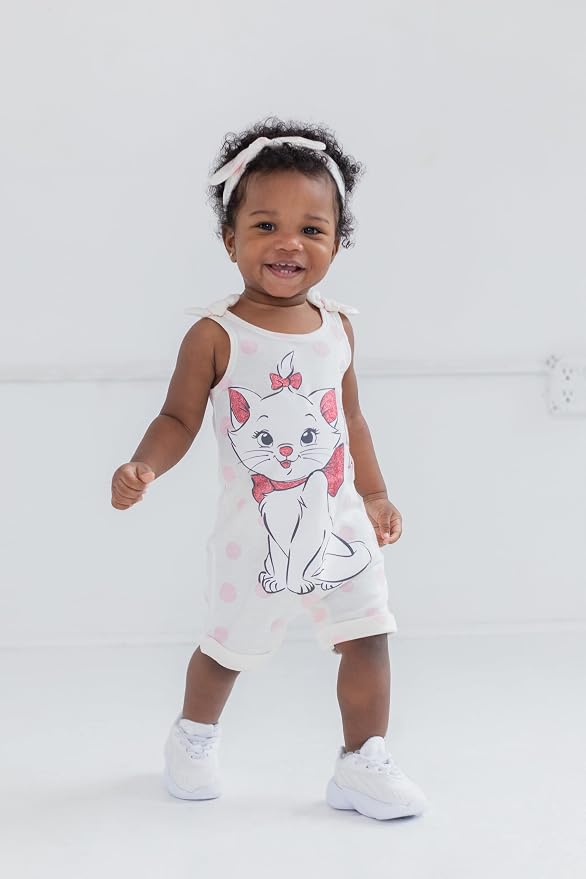 Disney Romper and Headband Outfit Set Newborn to Little Kid Sizes - Image 2