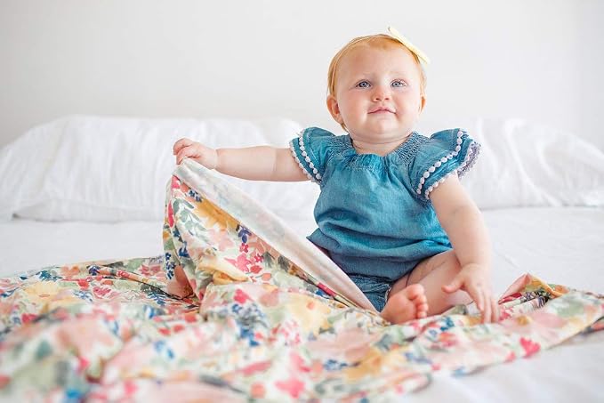 Copper Pearl Swaddle Blankets for Newborns | Soft Stretchy Receiving Blankets - Image 5