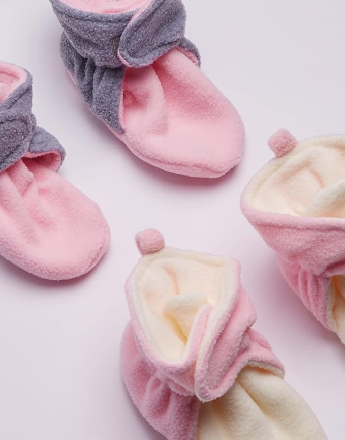 Hudson Baby Unisex-Baby Cozy Fleece BootiesSlipper Sock - Image 2