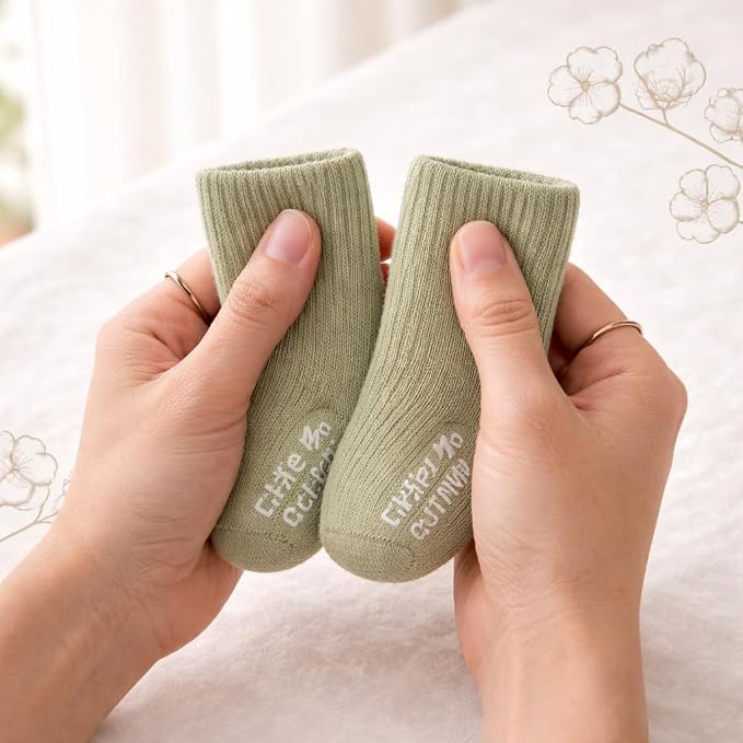 Little Me Baby Socks 16 Pairs | 61% Organic Cotton | Sizes 0-12M & 12-24M | - Image 7
