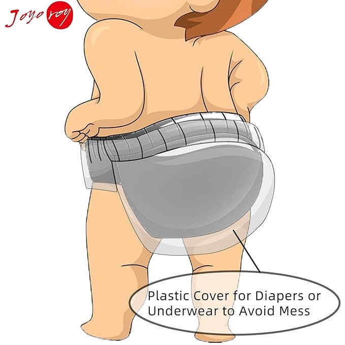 Joyo roy Plastic Underwear for Toddlers Cloth Diaper Cover Rubber Pants for Toddlers Diaper Covers for Boys Rubber Underwear for Toddlers Plastic Pants Plastic Diaper Covers for Toddlers Boys 6T