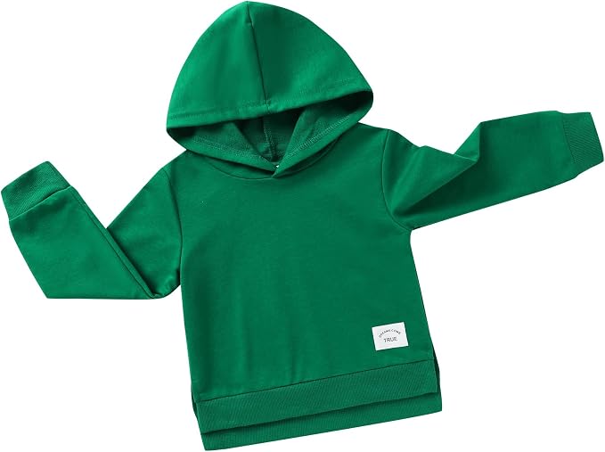 Happy Town Toddler Baby Boy Girl Sweatshirt Hoodie Pullover Fall Outfits Solid by HappyTown