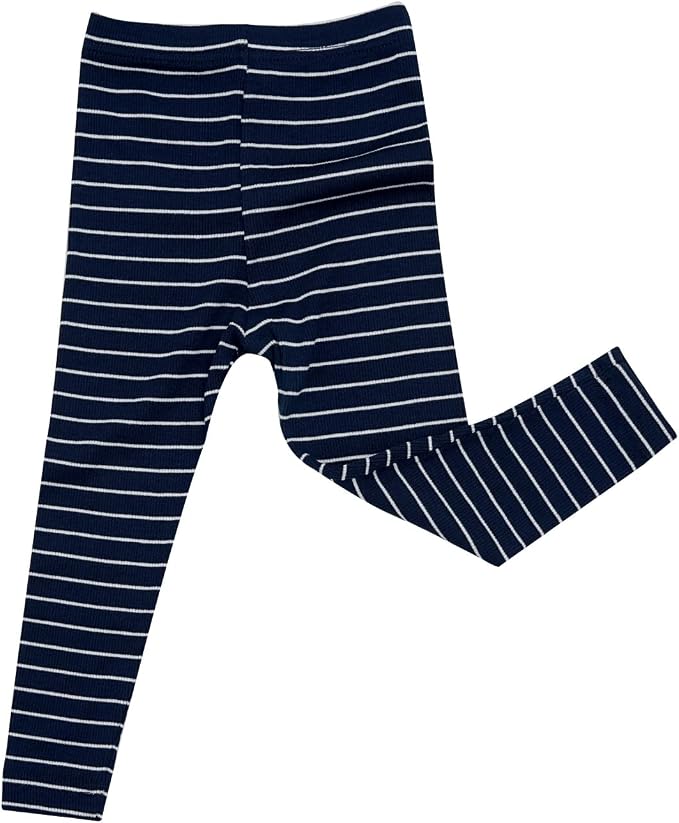 AVAUMA Stripe Pattern Baby Boys Girls Pajama Set Kids Toddler Snug fit Ribbed - Image 5