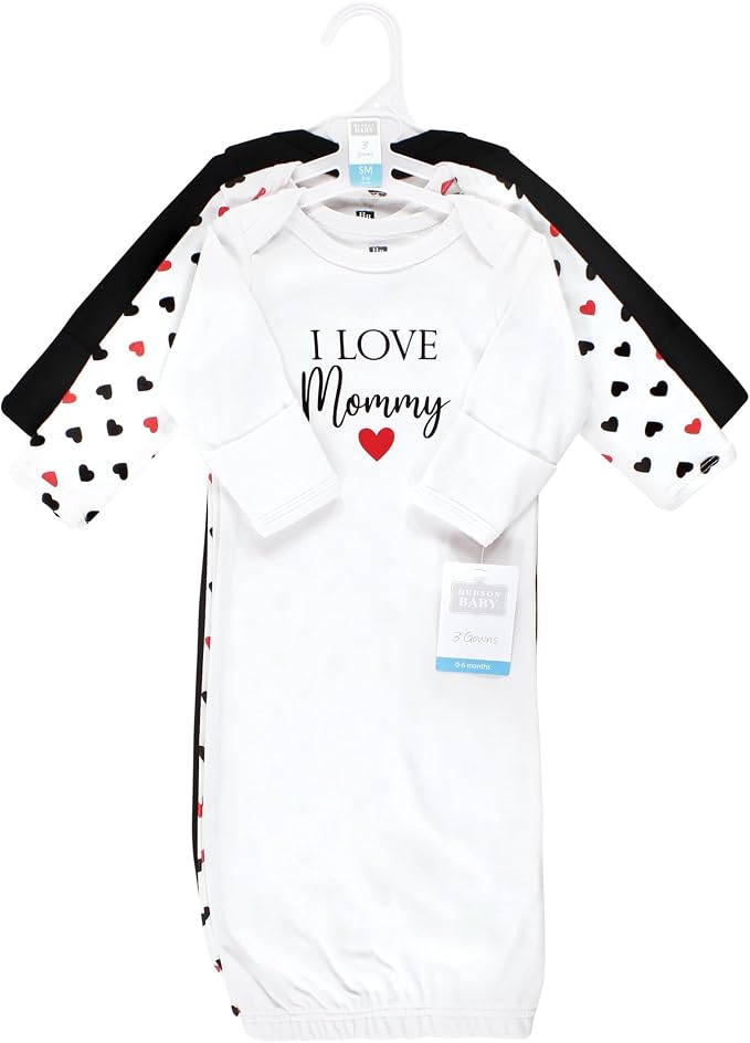 Hudson Baby unisex-baby Cotton Gowns - Image 2