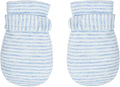 Newborn Baby No Scratch Mittens Stay On, 100% Cotton Breathable, Adjustable by Reyow