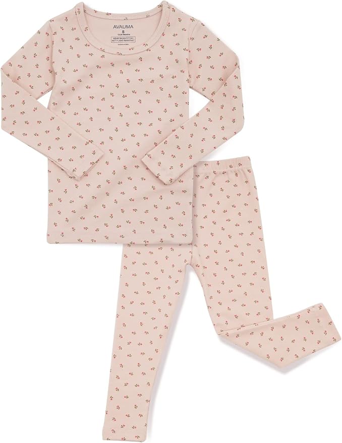 AVAUMA Baby Boys Girls Pajama Set 6M-7T Kids Cute Toddler Snug fit Pattern by AVAUMA