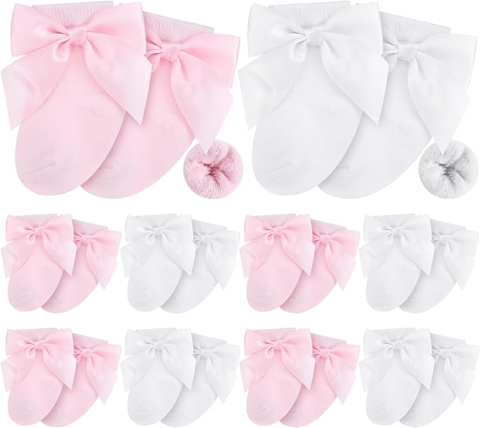 Twistover 10 Pairs Preemie Cotton Turn Cuff Socks by Twistover