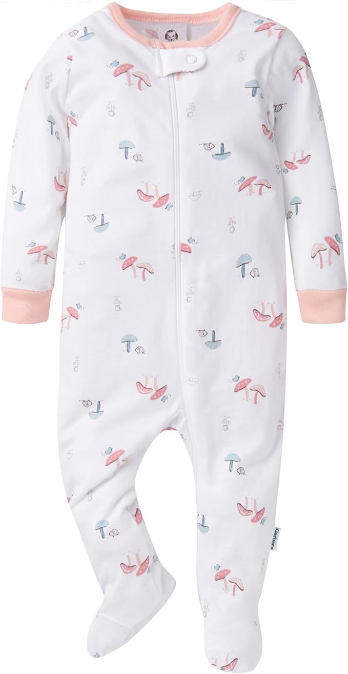 Gerber Baby Girls 4-Pack Sleep 'N Play Footie - Image 3