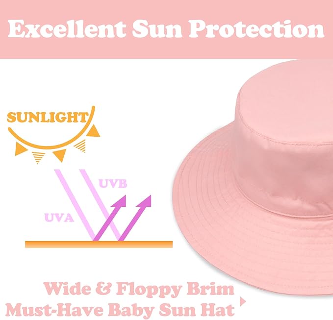 Sarfel Baby Sun Hat Summer Baby Boy Hats UPF 50+ Sun Protection Toddler Hat - Image 5