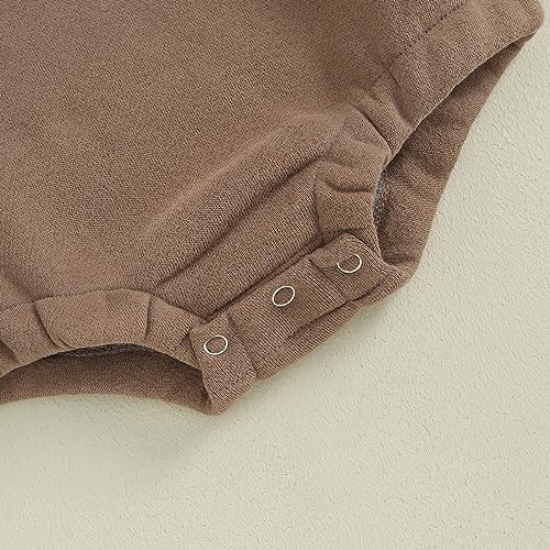 VISGOGO Newborn Infant Baby Boy Oversized Romper Sweater Bodysuits Coming Home - Image 6
