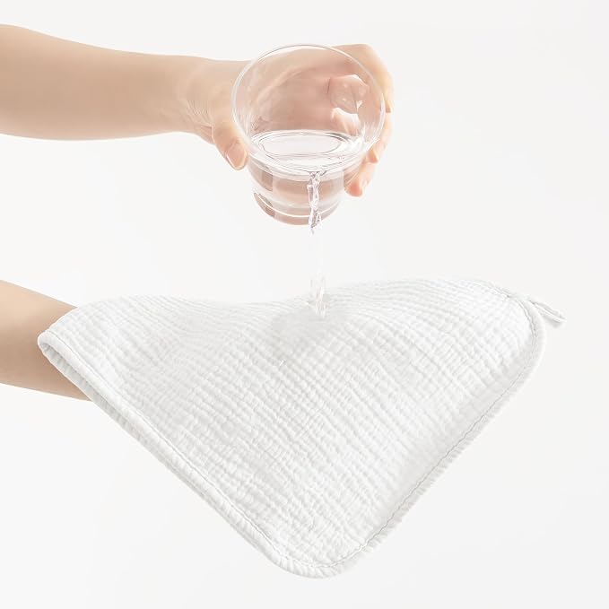 Susurration Muslin Burp Cloths, Soft Baby Burping Cloths - Image 5