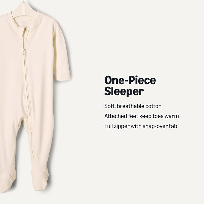 Amazon Essentials x Sofia Grainge Unisex Babies' Cotton Footed Sleep and Play - Image 2