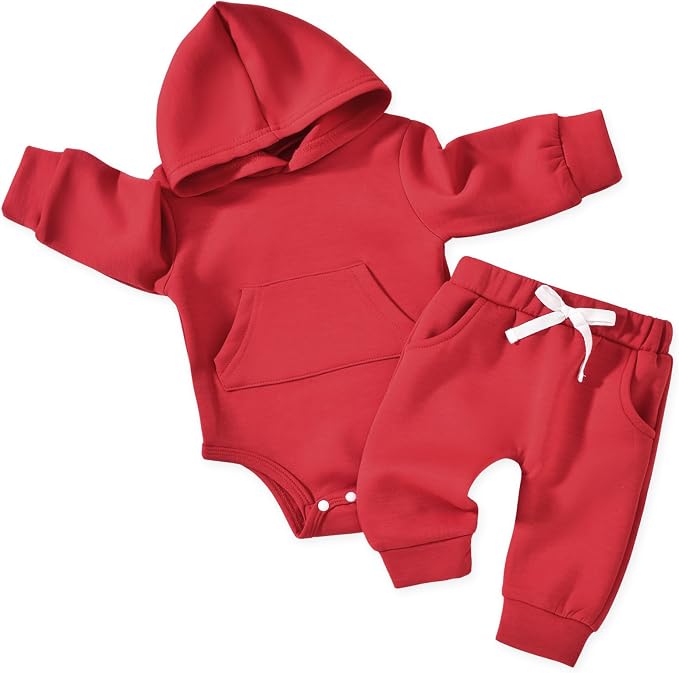 Aalizzwell Infant Baby Winter Hoodie Outfit by Aalizzwell
