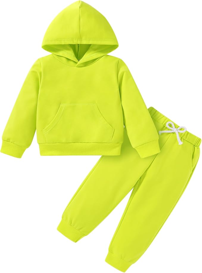 Happy Town Baby Fall Outfits for Girl Boy Long Sleeve Hoodie Top and Long by HappyTown
