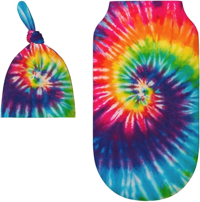 Tie Dye Swaddle Blankets Soft Receiving Blanket Baby Swaddle Wrap - Image 2