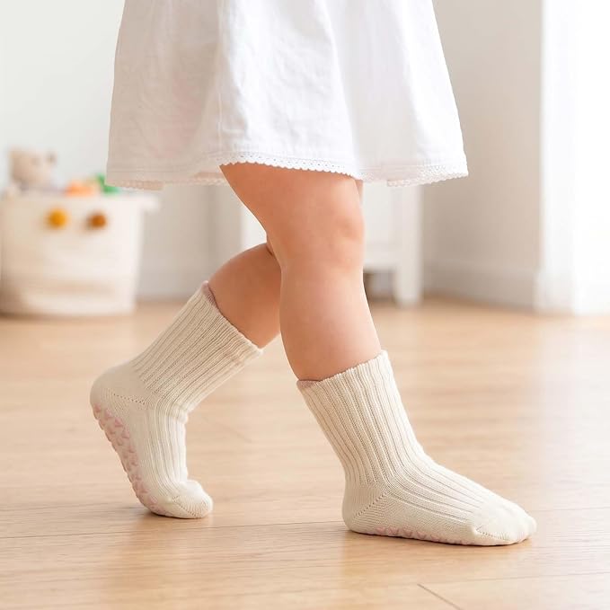 8 Pairs Baby Toddler Socks Non-Slip Grip Socks - Image 2
