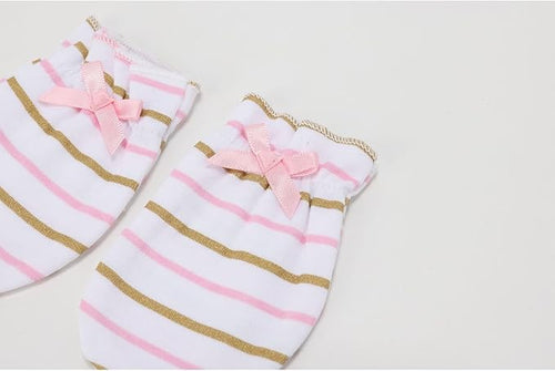 5 Pairs Baby Not Scratch Mittens 0-6 Months New Born Boy Girl Gloves Cute Infant Accessories