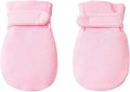 Newborn Baby No Scratch Mittens Stay On, 100% Cotton Breathable, Adjustable by Reyow