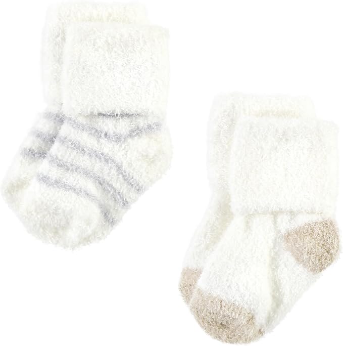 Hudson Baby Baby 8-pack Cotton Rich Newborn and Terry Socks - Image 3