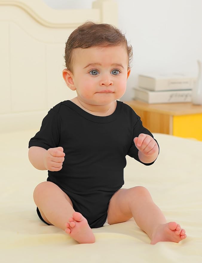 Jimonda Baby Bamboo Viscose Bodysuit Boy/Girl 2Pcs Rompers - Image 4