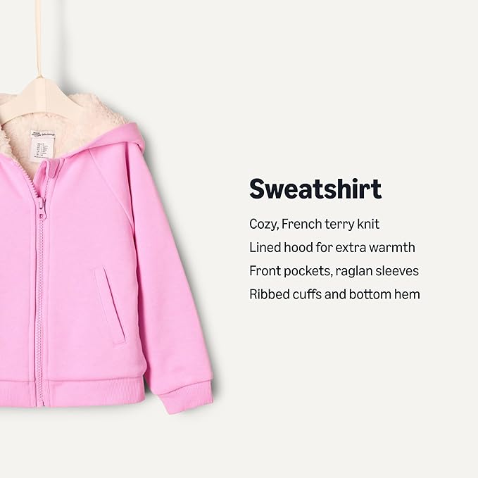 Amazon Essentials x Sofia Grainge Unisex Toddlers and Babies' Zip Hoodie - Image 3