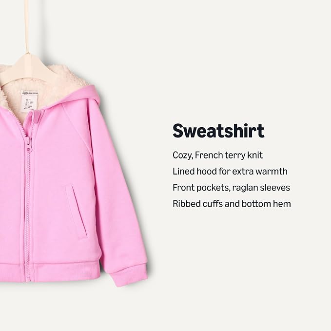 Amazon Essentials x Sofia Grainge Unisex Toddlers and Babies' Zip Hoodie - Image 3