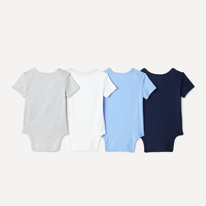 Amazon Essentials Unisex Babies' Short-Sleeve Bodysuits - Image 3