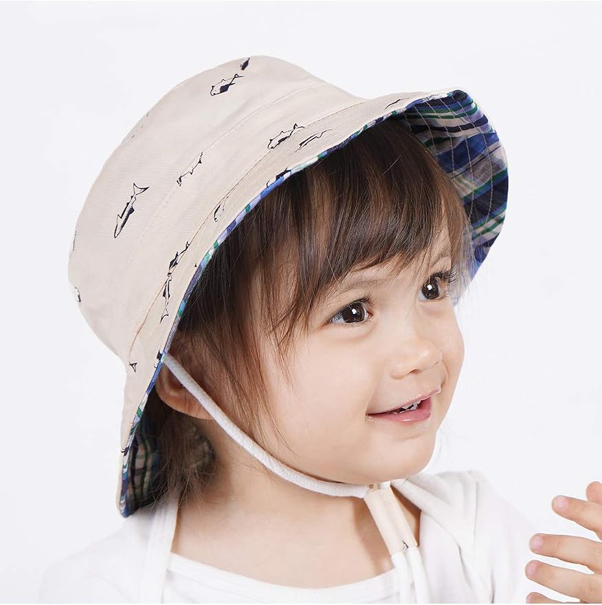 Komorebi Toddler Sun Hat UPF 50+ Kids Beach Bucket Hats Boys Girls 0-8Y | Cute - Image 6