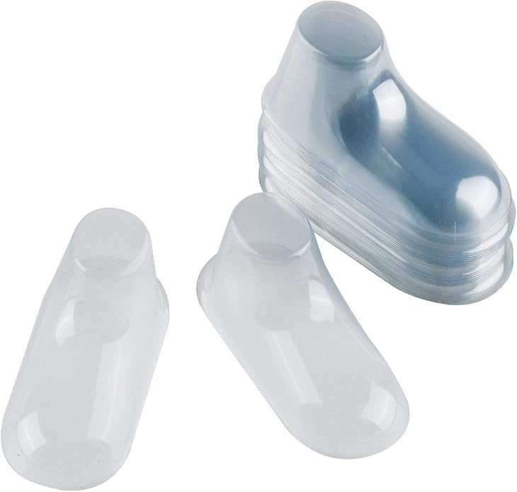 100pcs Clear Plastic Baby Feet Display Showcase, Shoe Trees, Baby Booties by Unknown