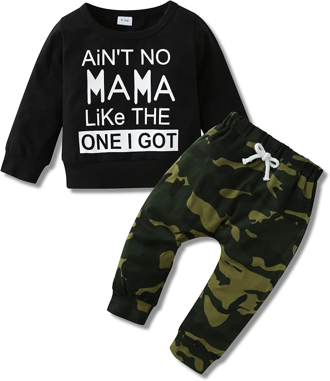 YALLET Baby Toddler Boy Clothes Fall Winter Outfit Long Sleeve Sweatshirts by YALLET