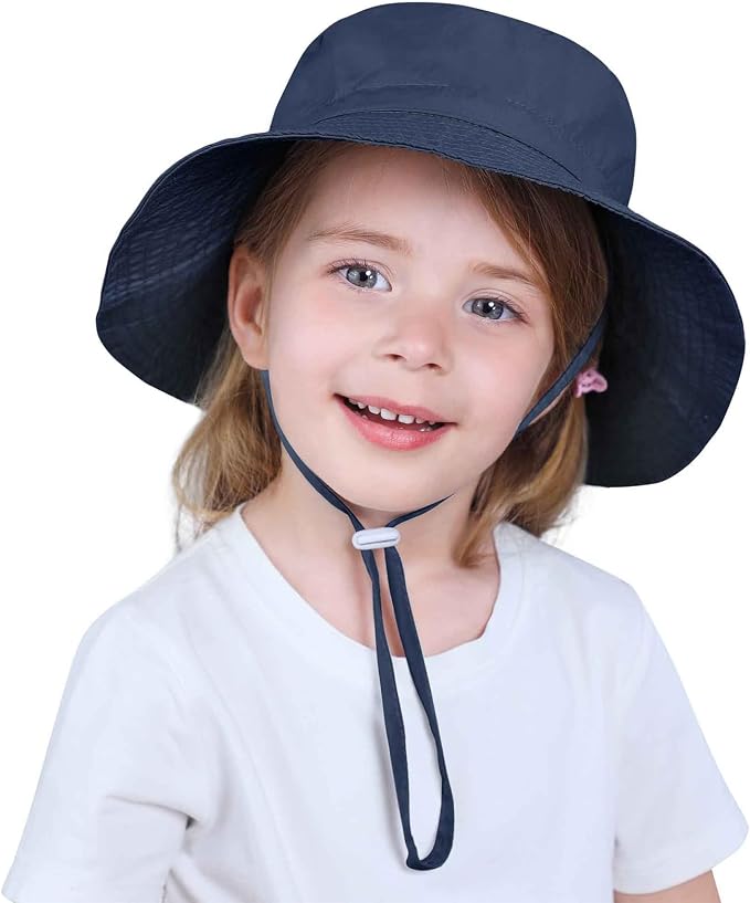 Komorebi Toddler Sun Hat UPF 50+ Kids Beach Bucket Hats Boys Girls 0-8Y | Cute - Image 4