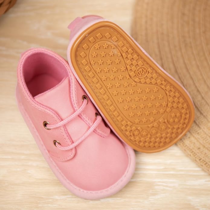 Meckior Baby Booties Newborn Infant Unisex Baby Girls Boys Velvet Rubber - Image 4