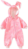 Unutiylo Unisex Baby Boys Girls Long Sleeve Infant Baby Zipper Hooded Jumpsuits by Unutiylo