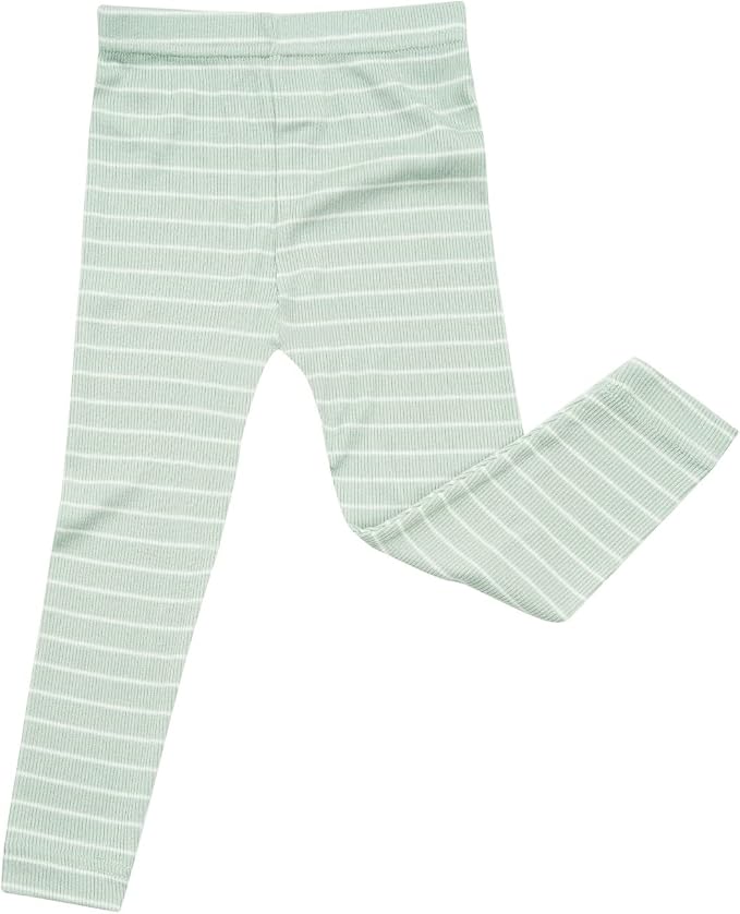 AVAUMA Stripe Pattern Baby Boys Girls Pajama Set Kids Toddler Snug fit Ribbed - Image 5