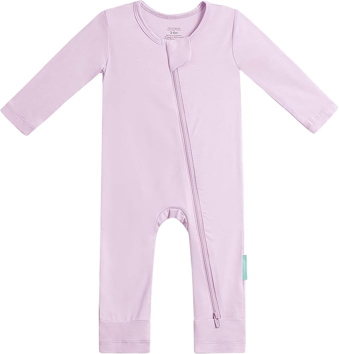 PurComfy Bamboo Viscose Baby Romper, Long Sleeve Pajmas by PurComfy