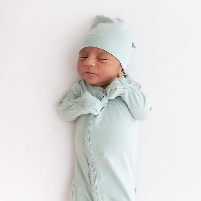 KYTE BABY Unisex Bamboo Rayon Baby Beanie Soft Knotted Cap - Image 3