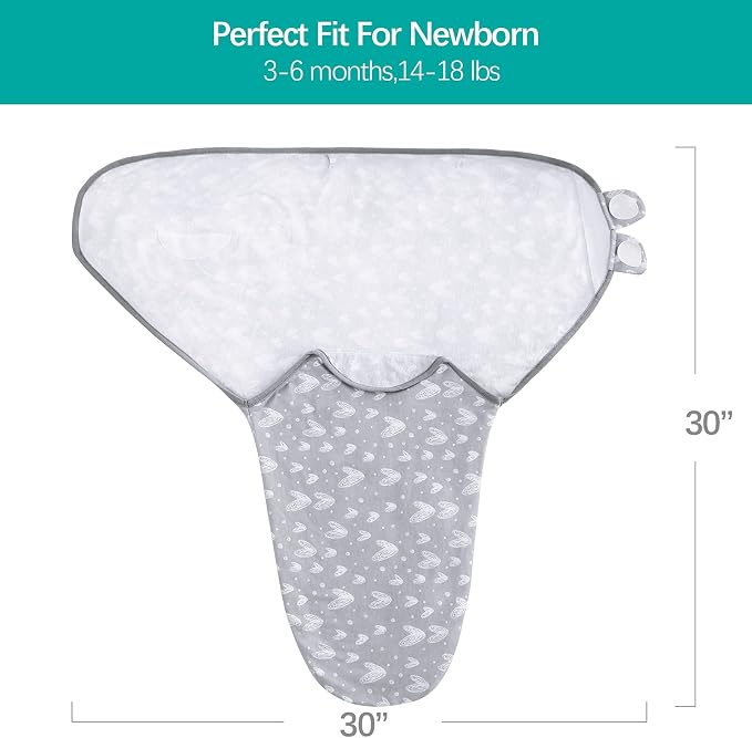 Biloban Baby Swaddle for Boy Girls, Baby Swaddles 3-6 Months | Swaddle Blanket - Image 5