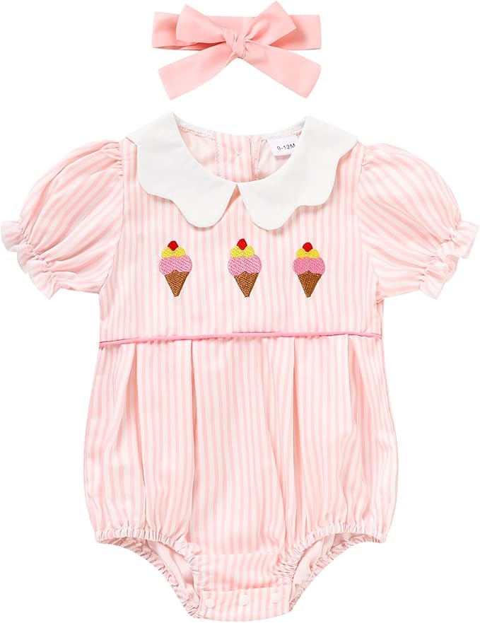 GRNSHTS Baby Girl Romper Newborn Clothes Bodysuit Jumpsuit Baby Girl Clothes by GRNSHTS