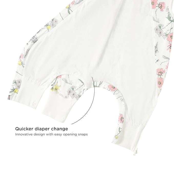 Duomiaomiao 0.5 TOG Toddler Sleep Sack 36-48 Months 100% Cotton Lightweight Baby Sleep Sack with Feet, Breathable Comfy Toddler Wearable Blanket