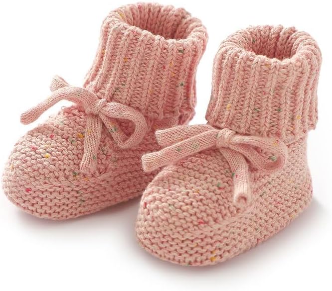 LAWKUL Baby Booties Newborn Babe First Walkers Non-Slip Stay On Boots Crib - Image 7